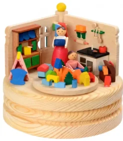 Boite A Musique En Bois, Jeux D'Enfant|Graupner, décoration de sapin de Noël, Déco Noël enfant Discount
