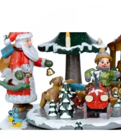 Boite A Musique Noël, Veillee Autour Du Sapin|Hubrig, figurines pour enfant New