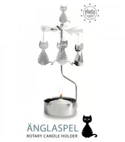 Bougeoir Carrousel Chatons Assis|Pluto Produkter, déco de Noël Scandinave Hot