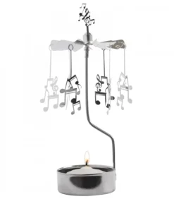 Bougeoir Carrousel Notes De Musique|Pluto Produkter, déco de Noël Scandinave Sale