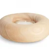 Bougeoir En Bois De Frene Blanc , 12 Cm|Waldfabrik, photophore en bois et étoile sapin de Noël Hot