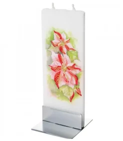 Bougie Décorative Poinsettia|Flatyz, bougie décorative scandinave Hot