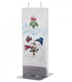 Bougie De Noël Couple Bonhomme De Neige|Flatyz, bougie décorative scandinave