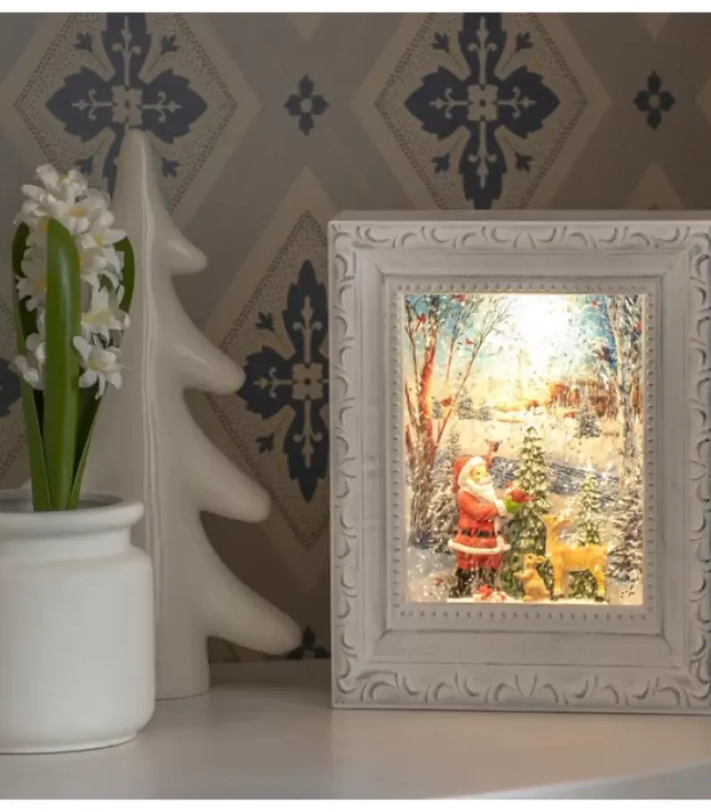 Cadre Photo Lumineux Père Noël Avec Animaux|Konstsmide, guirlandes lumineuses de Noël Clearance