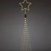 Cime Sapin De Noël, Voile Guirlande Avec Etoile Doree, 274 Diodes Led|Konstsmide, guirlandes lumineuses de Noël Outlet