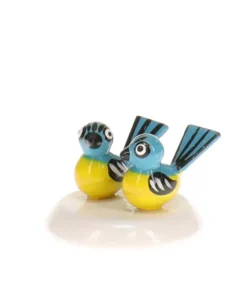 Couple De Mesanges - Village De Noël Miniature|Hubrig, figurines pour enfant