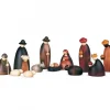 Crèche De Noël Complete Avec 12 Personnages 17 Cm|Köhler, Père Noël en bois New