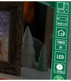 Crèche De Noël Lumineuse, Effet Neige|Konstsmide, guirlandes lumineuses de Noël Sale