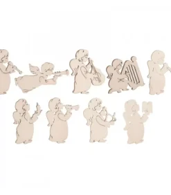 Décorations Pour Sapin 9 Petits Anges En Pendentifs|Waldfabrik, photophore en bois et étoile sapin de Noël Clearance