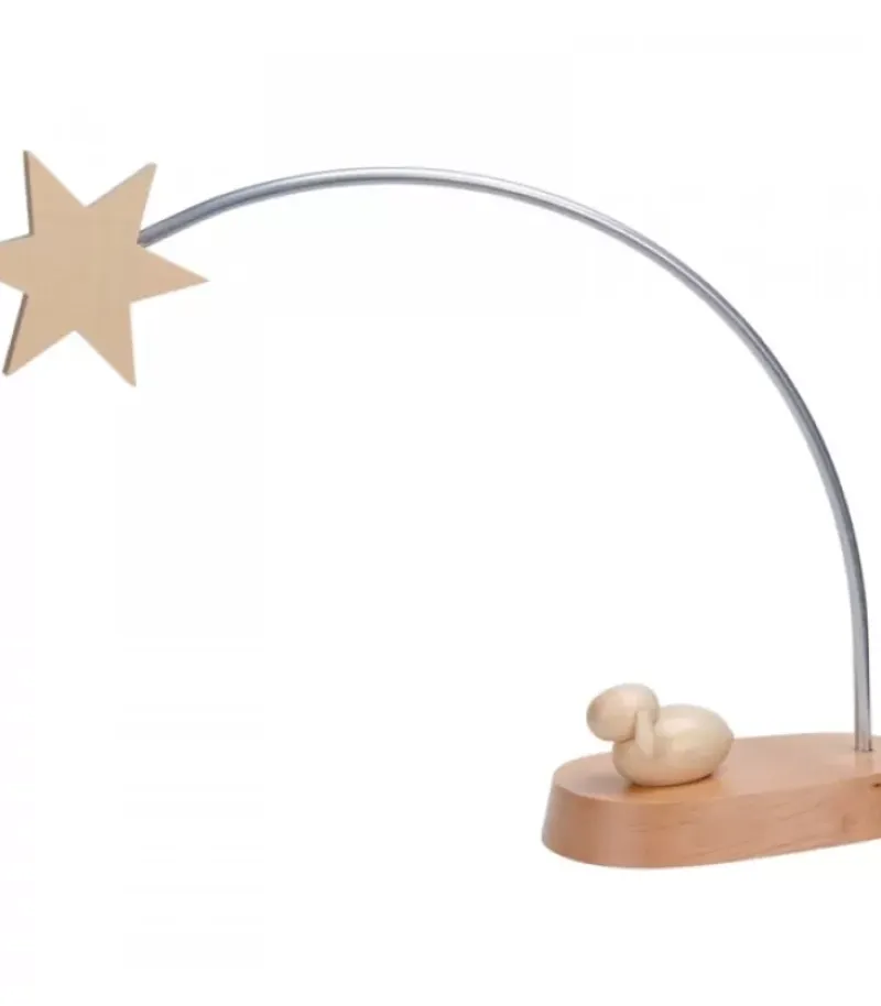 Etoile De Noël Electrique A Led Sur Socle, 21 Cm|Schalling, crèche moderne Discount