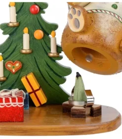 Figurine Porte Encens Ourson Et Bougeoir|Hubrig, figurines pour enfant Hot