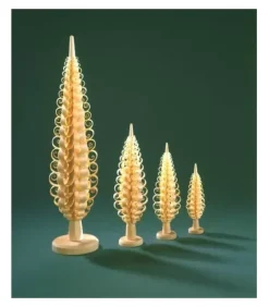 Grand Sapin Noël Bois Sculpte, 35 Cm|Richard Glasser, Pyramides de Noël allemandes Clearance