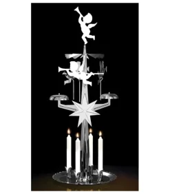 Kit Carillon Des Anges Argente + Bougies|Angel Chimes, carillon des anges Outlet