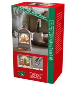 Lanterne De Noël Blanche, Village De Noël Avec Sapin|Konstsmide, guirlandes lumineuses de Noël Outlet
