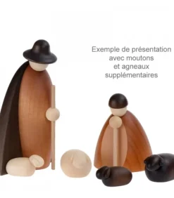 Les Bergers Et Les Moutons, 12 Cm|Köhler, Père Noël en bois Online