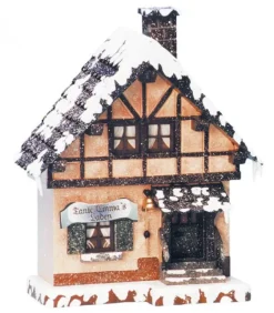 Maison Eclairee Pour Village De Noël Miniature Winterkinder, La Boutique De Tante Emma|Hubrig, figurines pour enfant Outlet