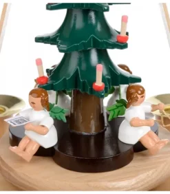 Manège De Noël, Anges Musiciens Autour Du Sapin|Richard Glasser, Pyramides de Noël allemandes New