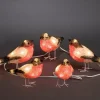Oiseaux Lumineux Led, 5 Rouge-Gorge|Konstsmide, guirlandes lumineuses de Noël