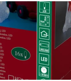 Ours Lumineux A Led En Acrylique Avec Ruban Rouge, 18 Cm|Konstsmide, guirlandes lumineuses de Noël Best