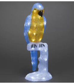 Perroquet Lumineux 50 Cm En Acrylique, 48 Diodes Blanc Chaud|Konstsmide, guirlandes lumineuses de Noël Discount