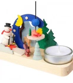 Petit Carrousel En Bois Bonhomme De Neige|Graupner, décoration de sapin de Noël, Déco Noël enfant Discount