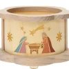 Petit Photophore En Bois Crèche De Noël|Richard Glasser, Pyramides de Noël allemandes Clearance