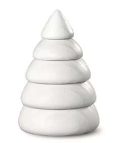Petit Sapin Design Blanc, 6,5 Cm|Köhler, Père Noël en bois Hot