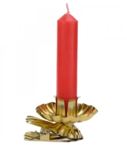 Pince A Bougie Pour Sapin Metal Dore|Riffelmacher et Weinberger Online