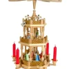 Pyramide De Noël 2 Etages Avec Personnages Couleur|Richard Glasser, Pyramides de Noël allemandes