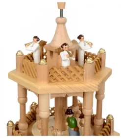 Pyramide De Noël 2 Etages Avec Personnages Couleur|Richard Glasser, Pyramides de Noël allemandes