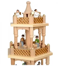 Pyramide De Noël 2 Etages Avec Personnages Couleur|Richard Glasser, Pyramides de Noël allemandes