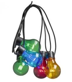 Rallonge 10 M Pour Guirlande Lumineuse De Terrasse, 10 Ampoules Multicolores|Konstsmide, guirlandes lumineuses de Noël Sale