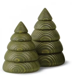 Sapin De Noël En Bois Design, 11,5 Cm, Vert|Köhler, Père Noël en bois Online