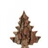 Sapin En Bois Déco En Ecorce 12 Cm|Waldfabrik, photophore en bois et étoile sapin de Noël Sale
