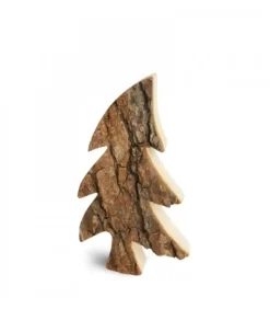 Sapin En Bois, Forme Penchee, 18 Cm|Waldfabrik, photophore en bois et étoile sapin de Noël Hot