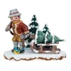 Village De Noël Miniature, Bucheron|Hubrig, figurines pour enfant New