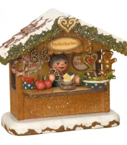 Village Noël Miniature, Chalet Marche De Noël Vendeur De Gateaux|Hubrig, figurines pour enfant Hot
