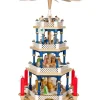 Weihnachtspyramid Allemande Aux Couleurs Baroques Blanc Et Bleu|Richard Glasser, Pyramides de Noël allemandes Discount